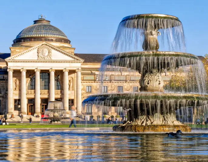Casino and Kurhaus (Health Spa) in Wiesbaden, Germany